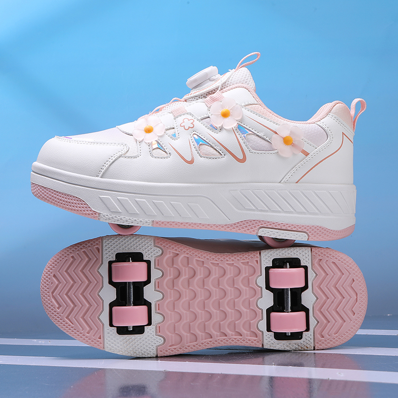 Sneakers - Детские роликовые кроссовки-трансформеры с 4 колесами,