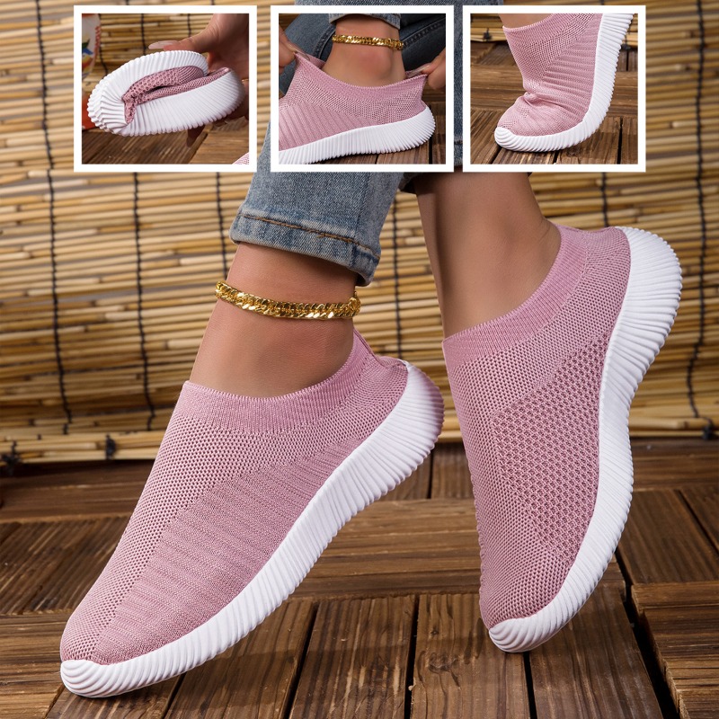 Breathable Mesh Athletic Shoes - Женские кроссовки из дышащей вязаной сетки,
