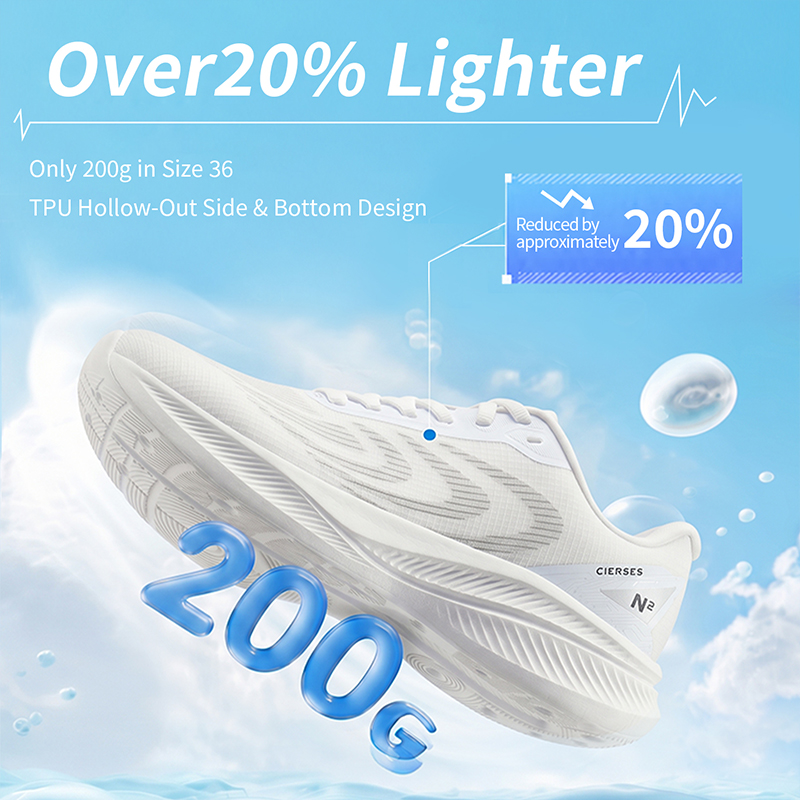 Кроссовки CIERSES, дышащие, ле – обзор и цена Reflective Night Running Shoes