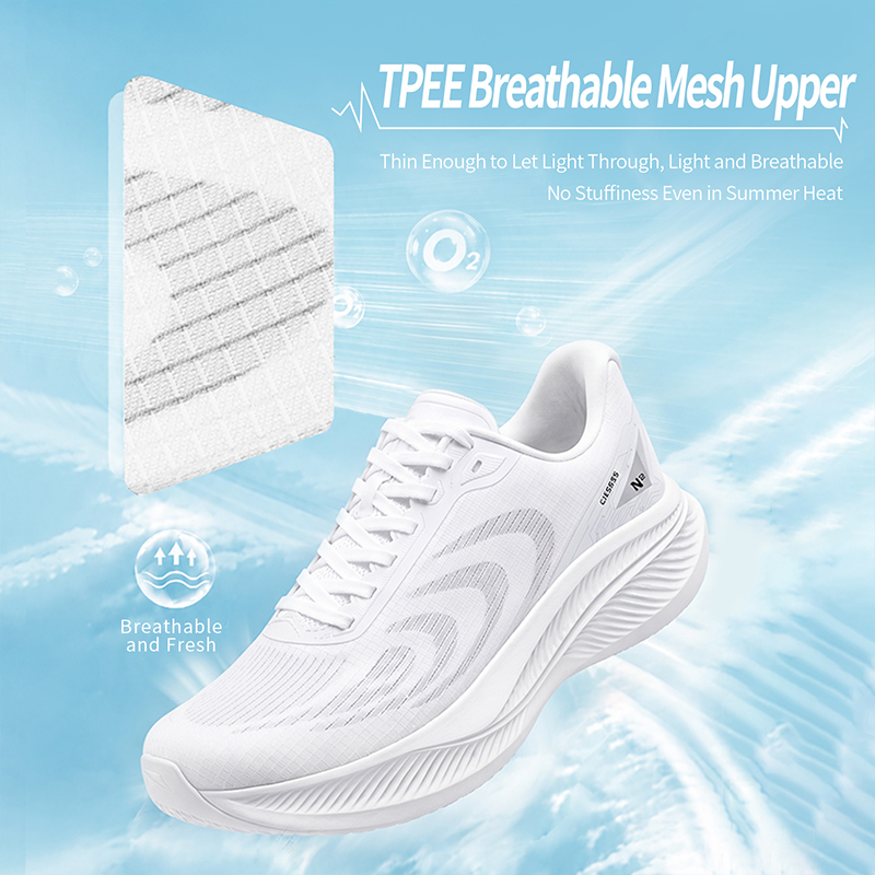 Кроссовки CIERSES, дышащие, ле – обзор и цена Reflective Night Running Shoes