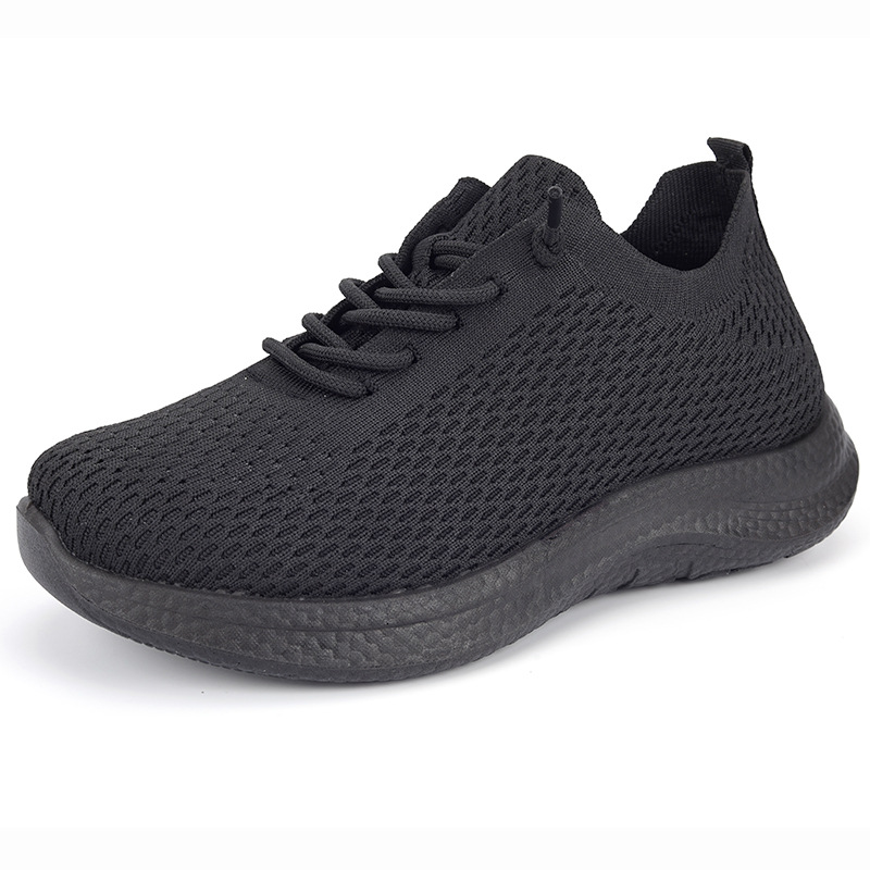 Летние женские дышащие сетчаты – обзор и цена Knit Fabric Lace Up Sneakers