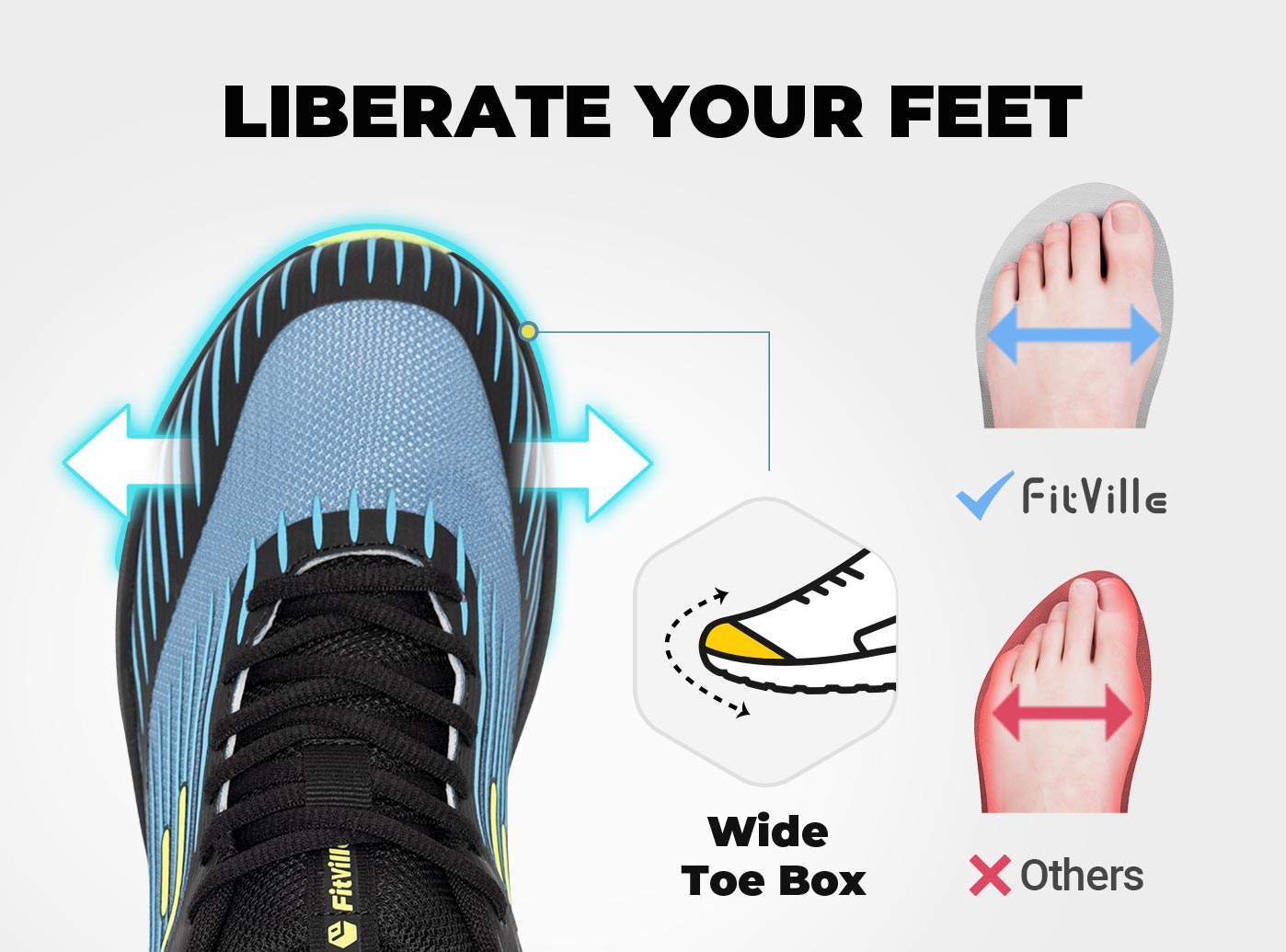 Мужские кроссовки FitVille для – обзор и цена Anti Slip Trail Running Sneakers